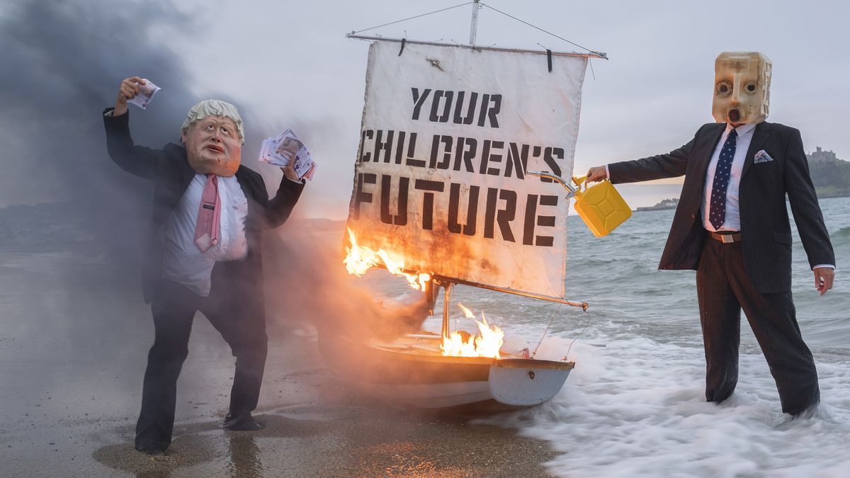 Fotky: Budoucnost dětí v plamenech? I tak začal summit G7